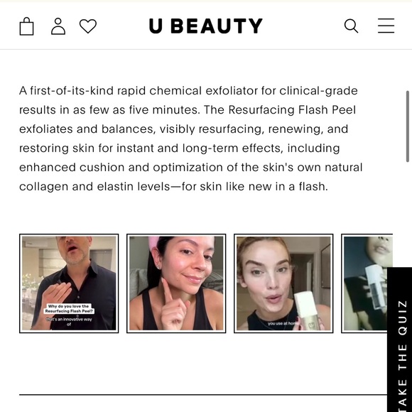 NIB U Beauty Resurfacing Flash Peel - Picture 5 of 6